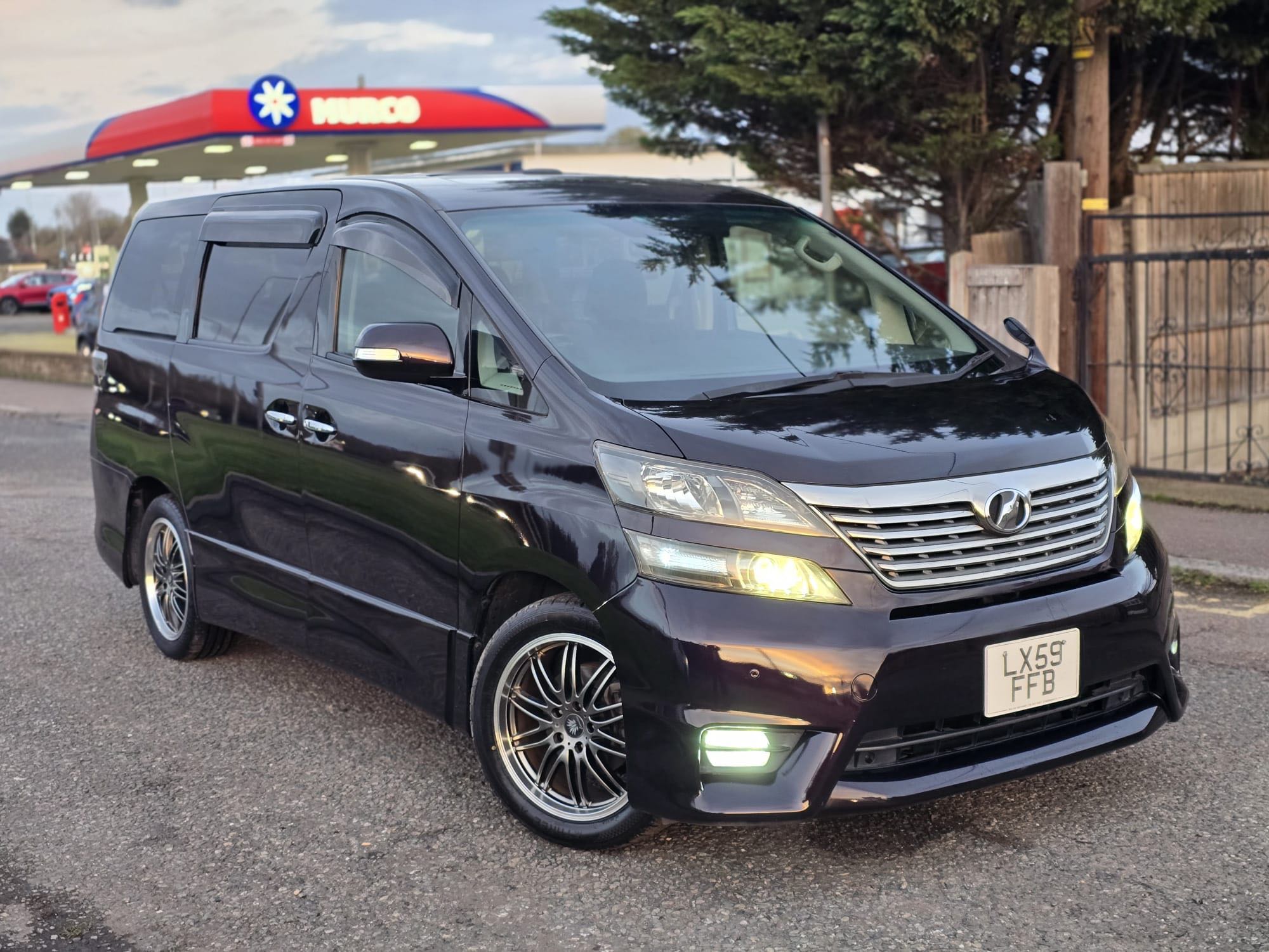 TOYOTA VELLFIRE G 2.4cc PETROL 2009(09) 8 SEATERS, SUNROOF PARKING SENSOR, ULEZ,