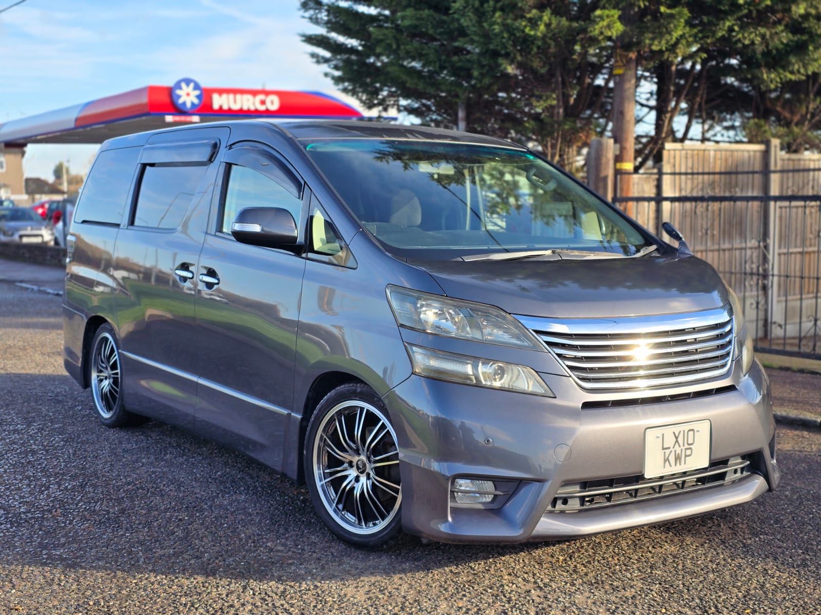TOYOTA VELLFIRE G 2.4 PETROL 2010(10) ULEZ FREE, FINANCE AVAILABLE