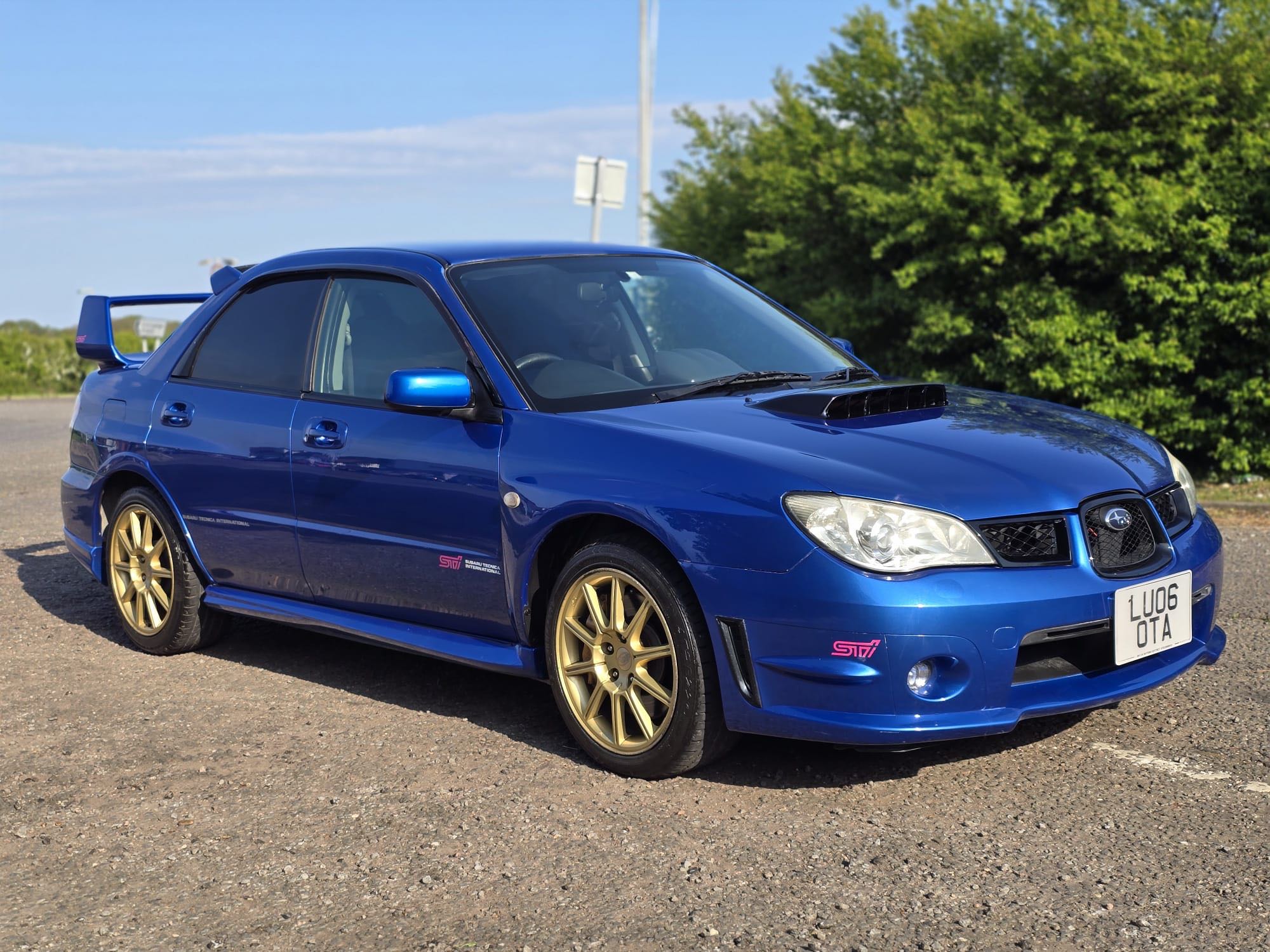 SUBARU IMPREZA WRX STI 2.0 PETROL 2006 JDM SALOON Blue Manual